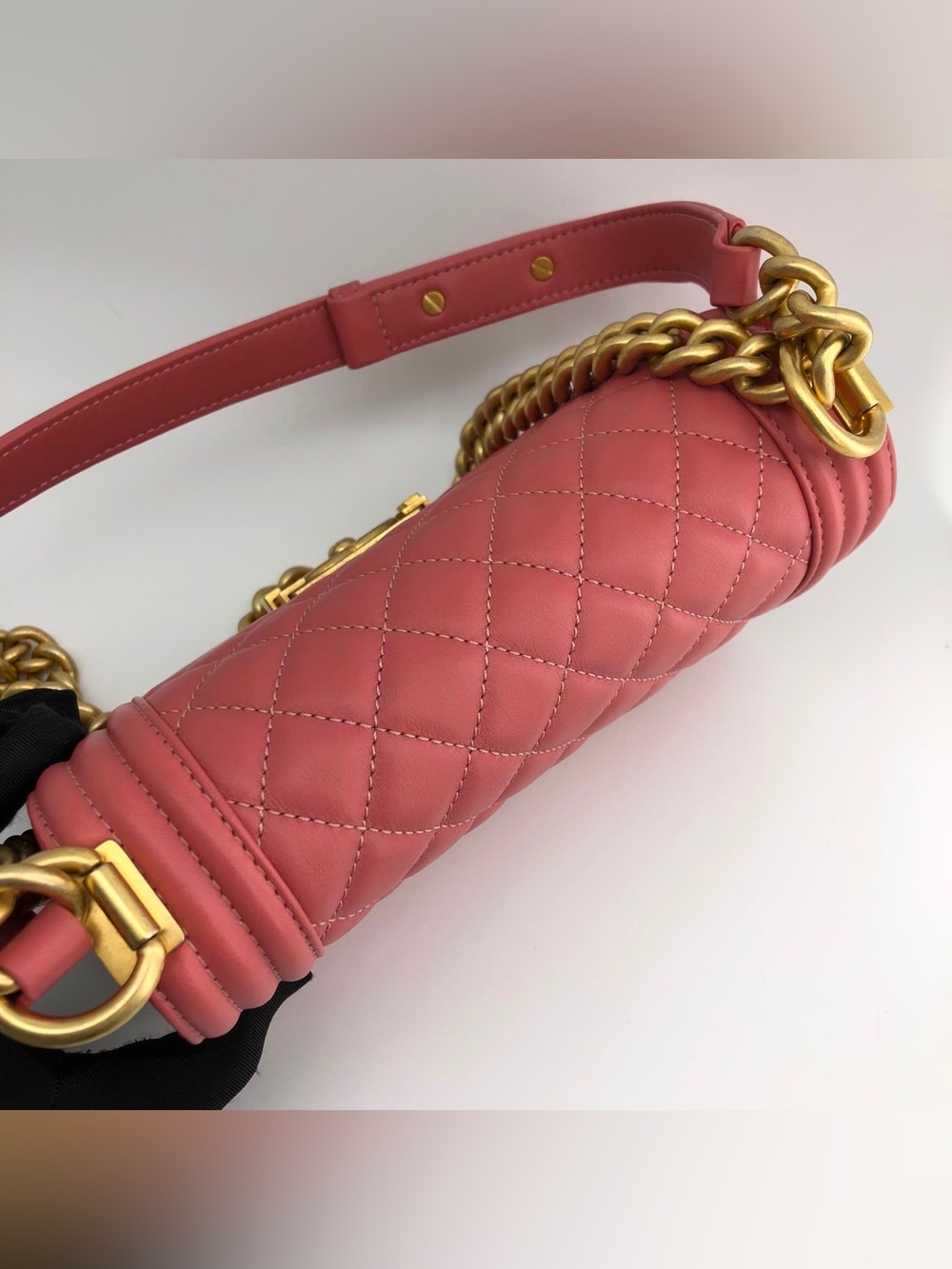Chanel Leboy Small Lambskin Pink GHW - Picture 9 of 16